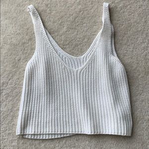 Cropped sweater tank!